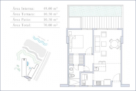 Imagen de Planta Apartamento 1 - Morros Park
